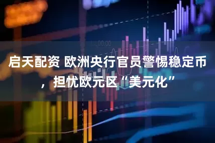 启天配资 欧洲央行官员警惕稳定币，担忧欧元区“美元化”